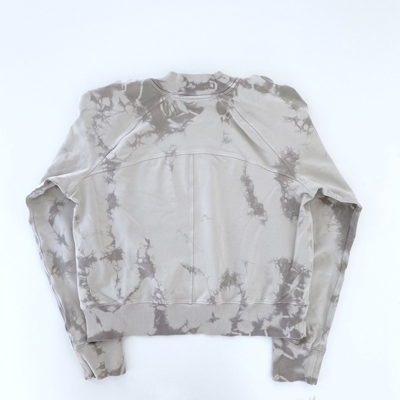 lululemon Ready to Roll Crew Shibori Dove Grey Cement Grey - Picture 2 of 3